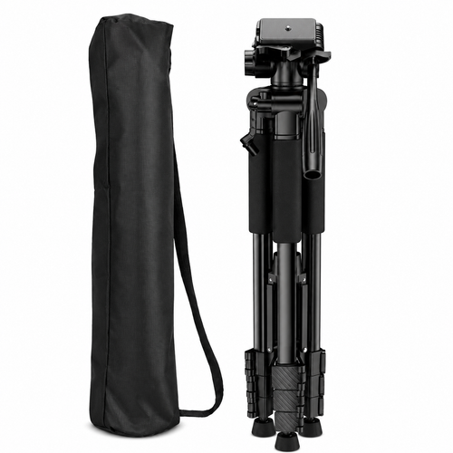 210CM Portable Camera Tripod with Hand Grip and Wireless Remote Control