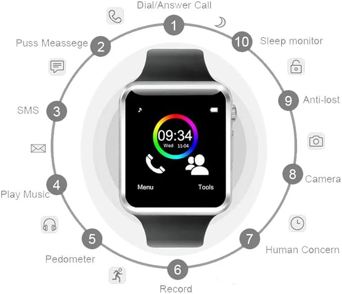 A1 Bluetooth Smart Watch