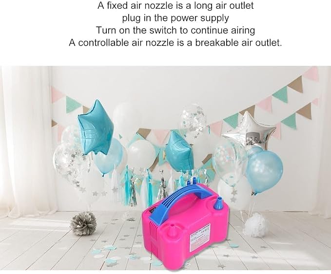 Electric Balloon Pump with Storage Box