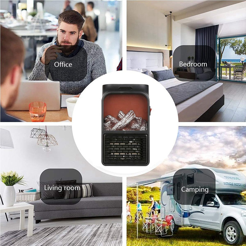 Portable Heater 500W | 220V Remote Control