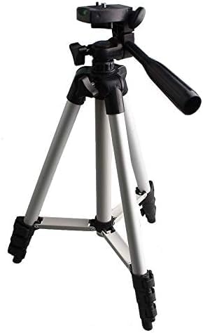 Black and Silver 50-Inch Camera Tripod Stand