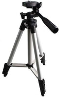 Black and Silver 50-Inch Camera Tripod Stand