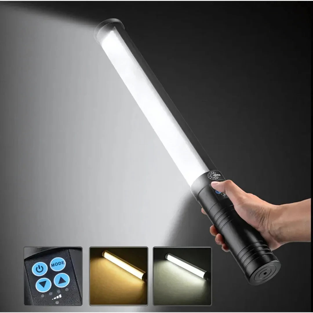 Portable Bi-Color LED Video Light Wand Stick
