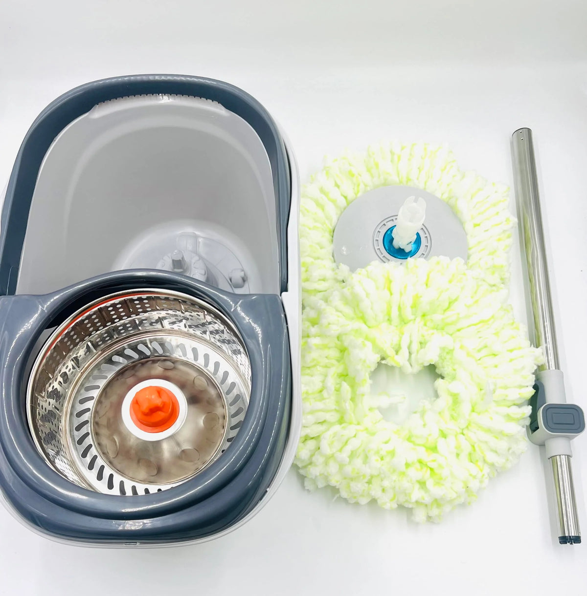 Clean Smart Spin Mop Twin Split Bucket