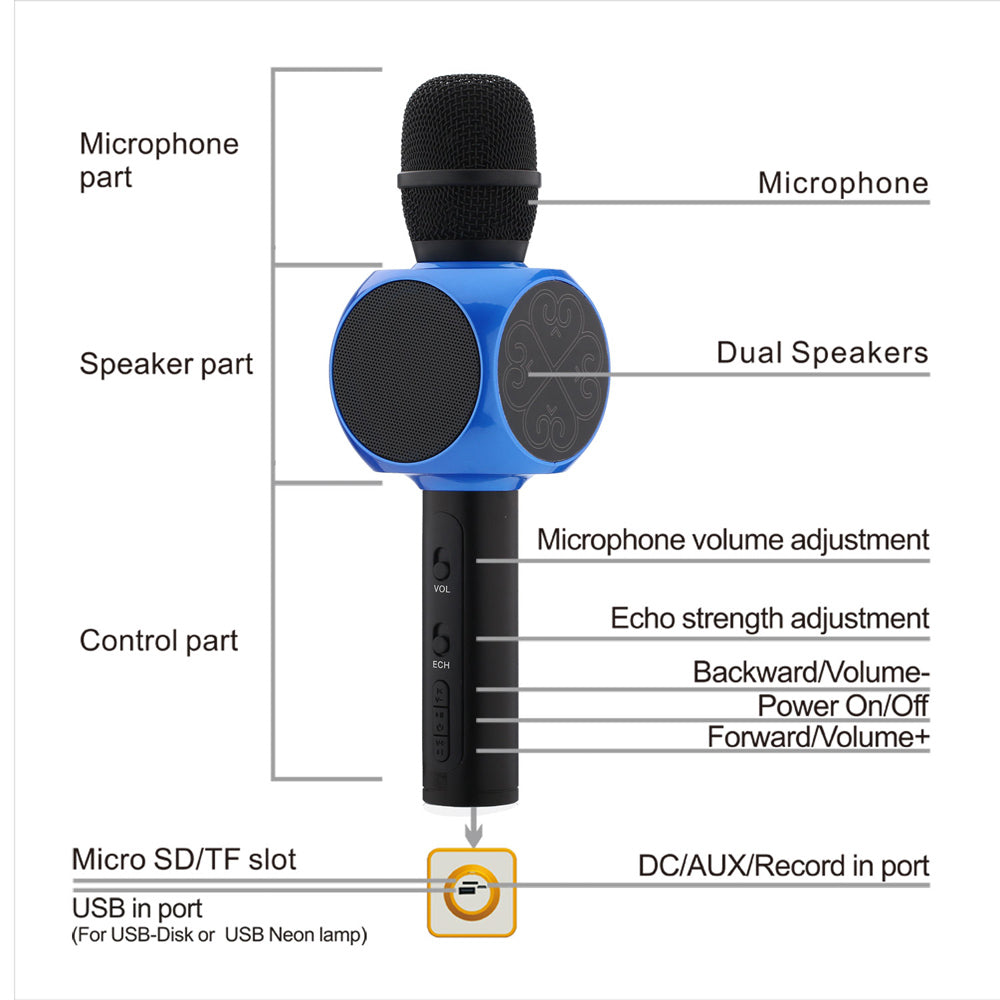 4-Hour Portable Handheld Karaoke