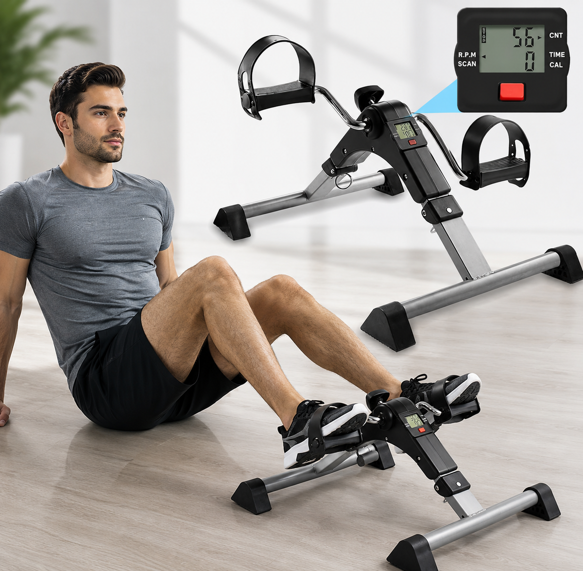 Mini Exercise Bike | Compact Arm and Leg