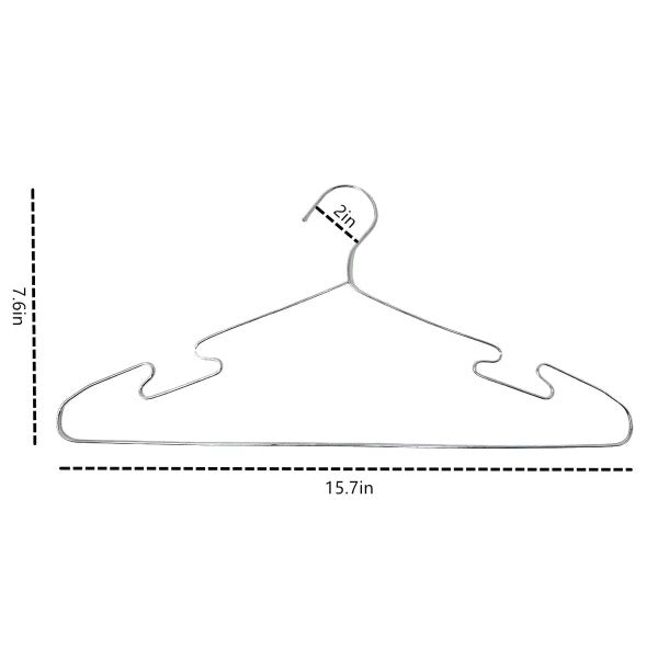 Stainless Steel Flexible Sturdy Clothes Hangers Set