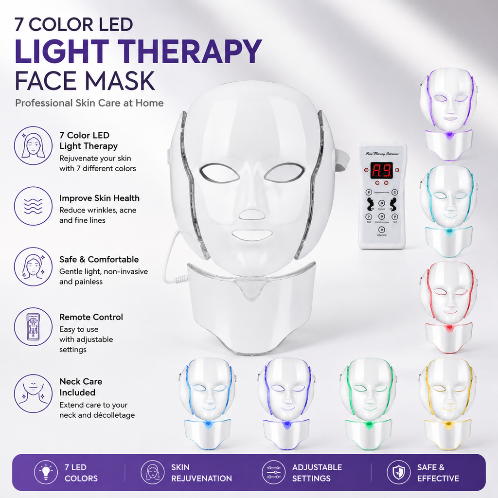 7-LED Whitening Face Mask