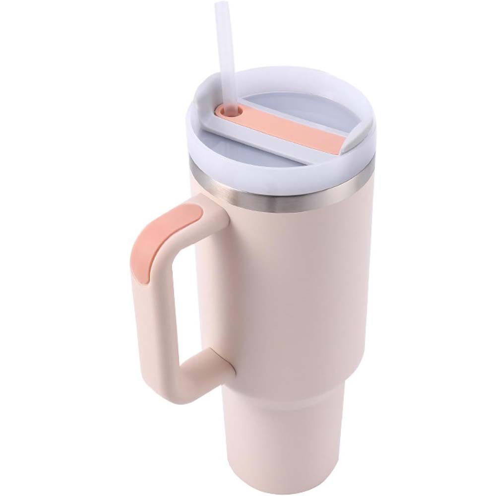 Stainless Steel Vacuum Mug with Screw Lid