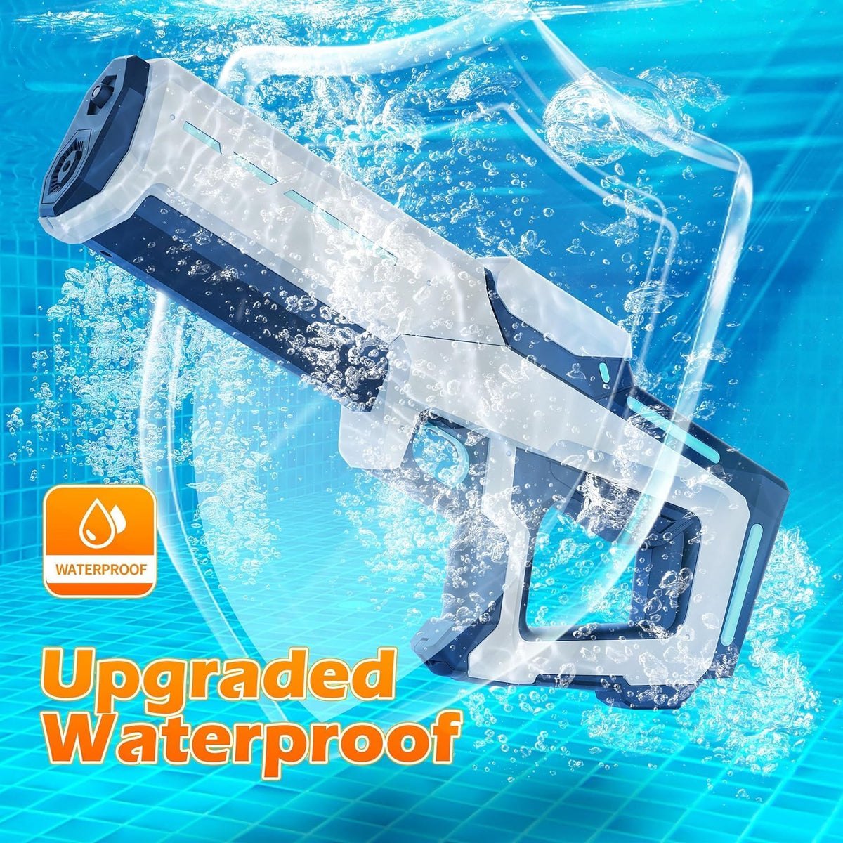 Electric Water Gun with Automatic Suction.