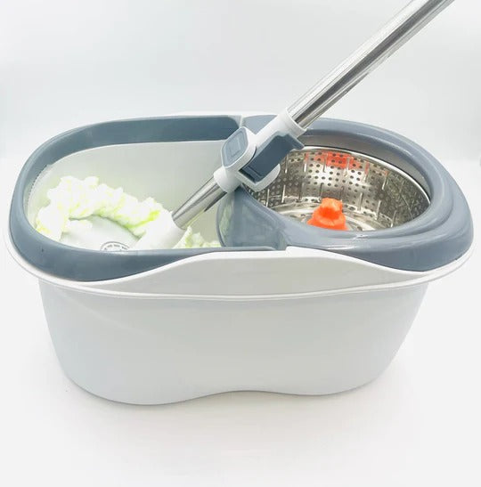 Clean Smart Spin Mop Twin Split Bucket