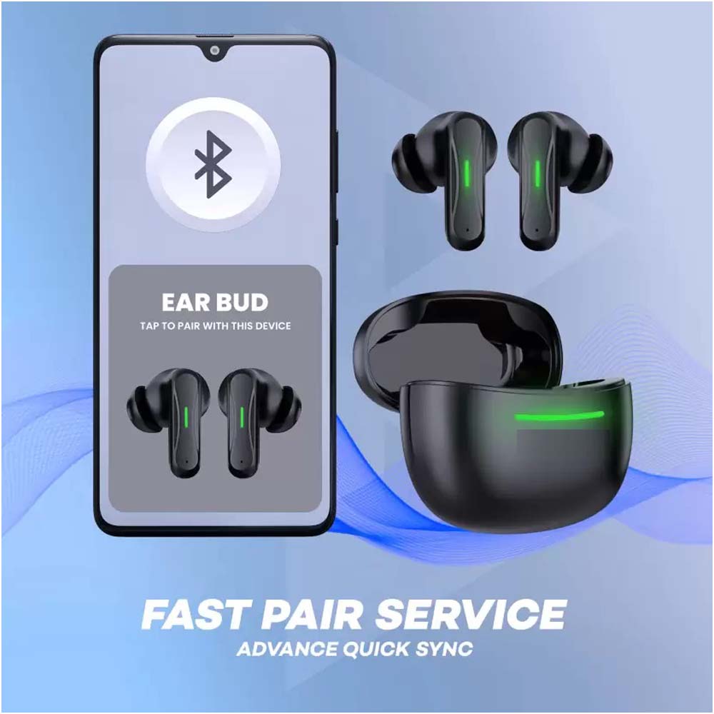 TWS Wireless Earbuds with ENC, V5.1