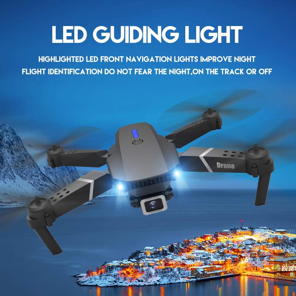 8K Foldable Mini Drone Dual Camera, WiFi