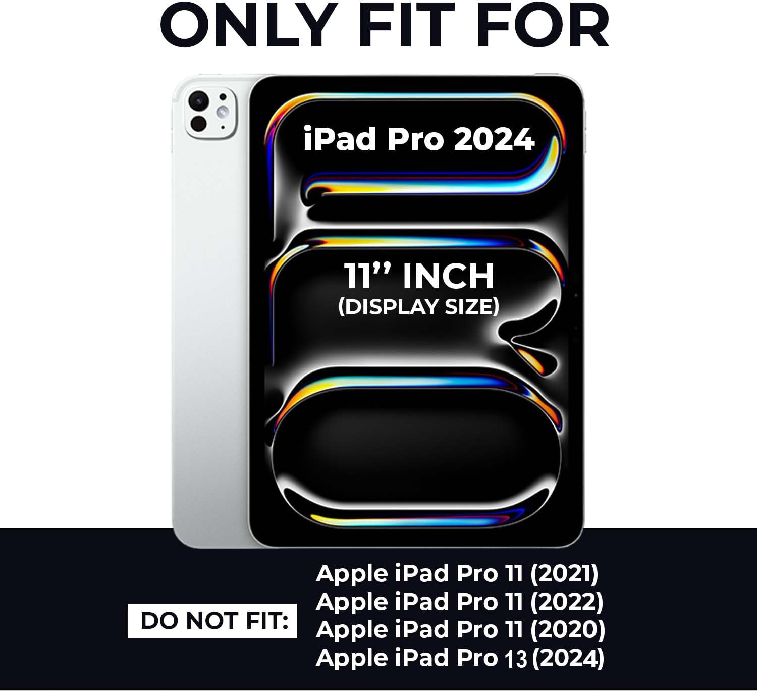 iPad Pro 11 2024 (M4) Case 360° Rotating