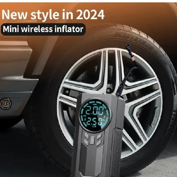 4-in-1 Portable Car Jump Starter, Air Pump