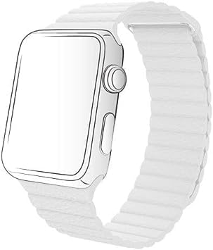 44mm/42mm Leather Strap Watch Band