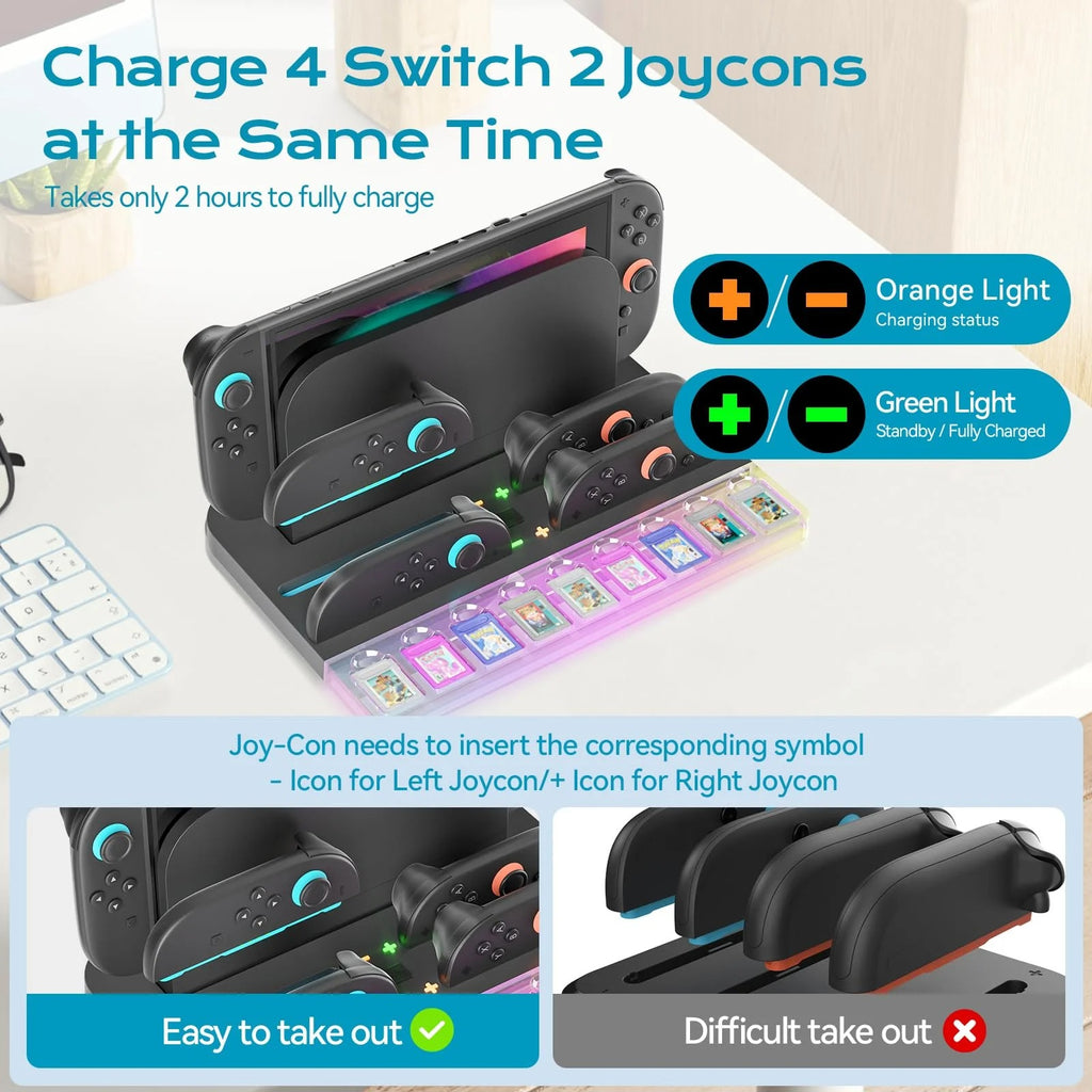 Switch 2 Charging Dock Station