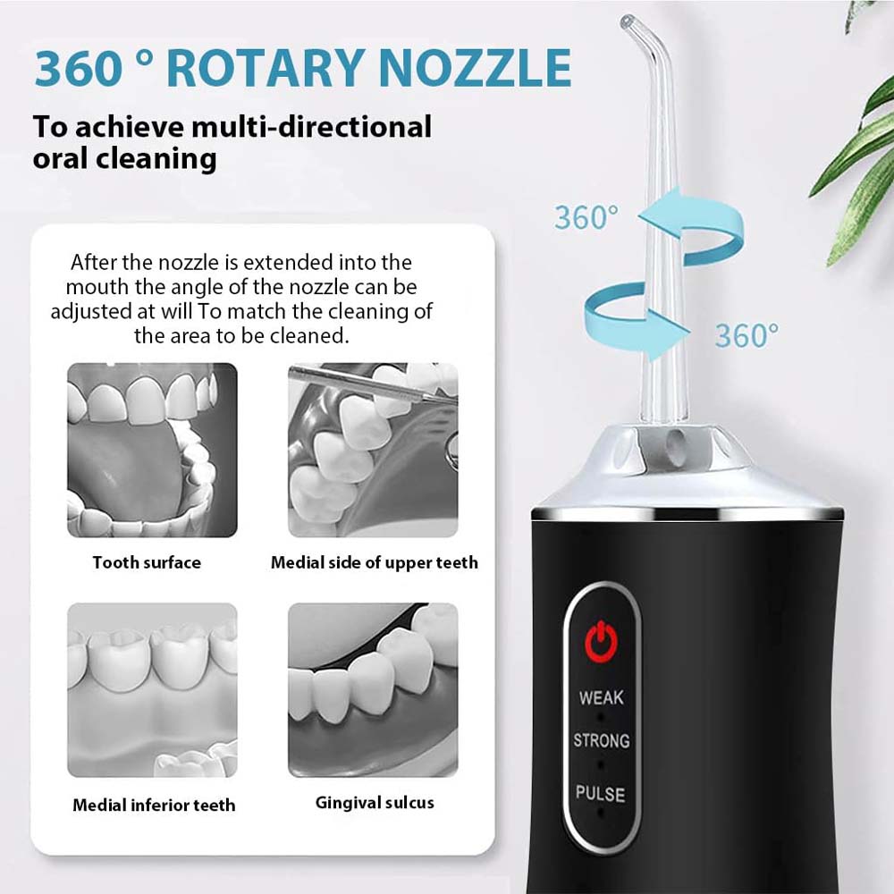 Cordless Electric Water Flosser 3-mode portable oral