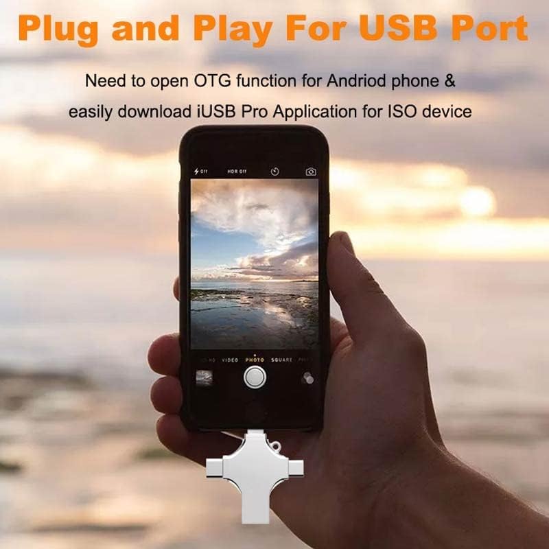 256GB 4-in-1 USB 3.0 Flash Drive