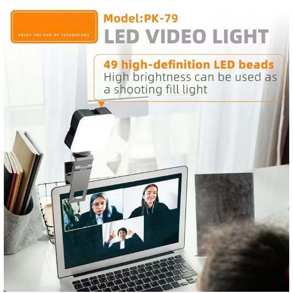 PK79 Mini LED Video Light 6000K Dimmable
