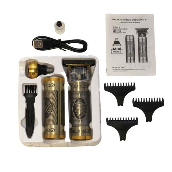 3-in-1 Rechargeable Men's Grooming Kit