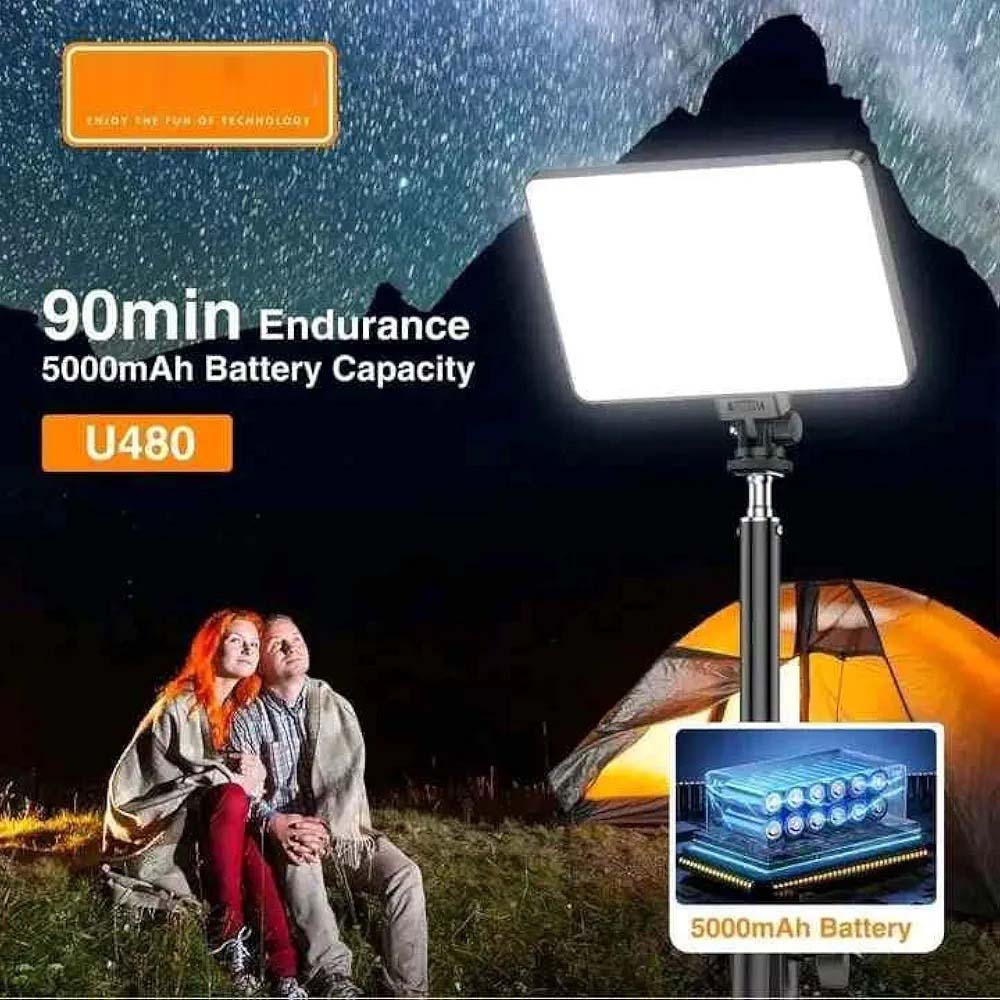 U480 LED Video Light 5000mAh