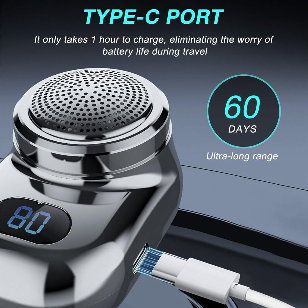 Fast Charging Digital Display Mini Shaver
