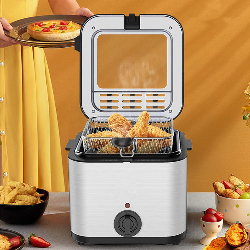 2.5L Electric Deep Fryer with Stainless Steel Body