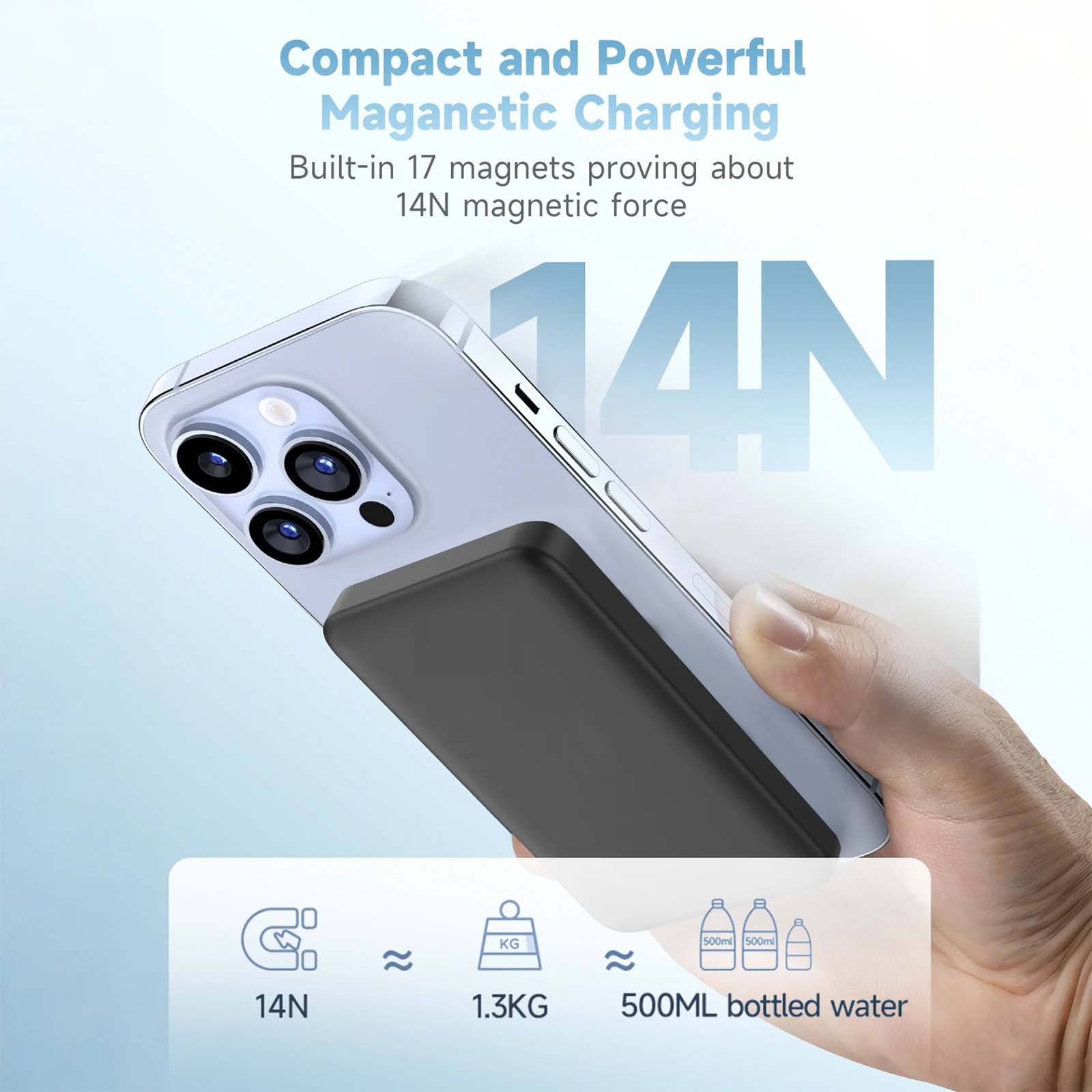 Magnetic Power Bank 5000mAh