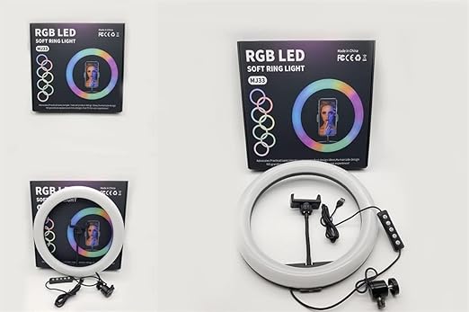 MJ33 RGB LED Soft Ring Light