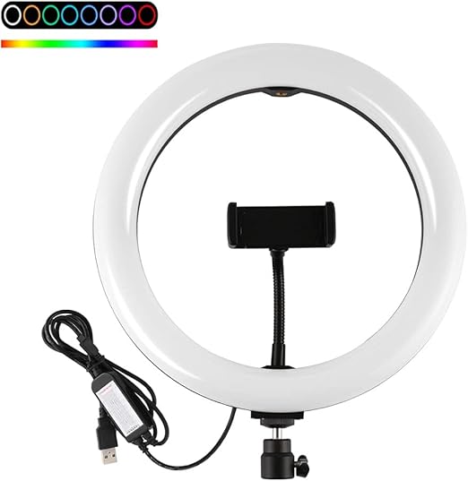 MJ33 RGB LED Soft Ring Light