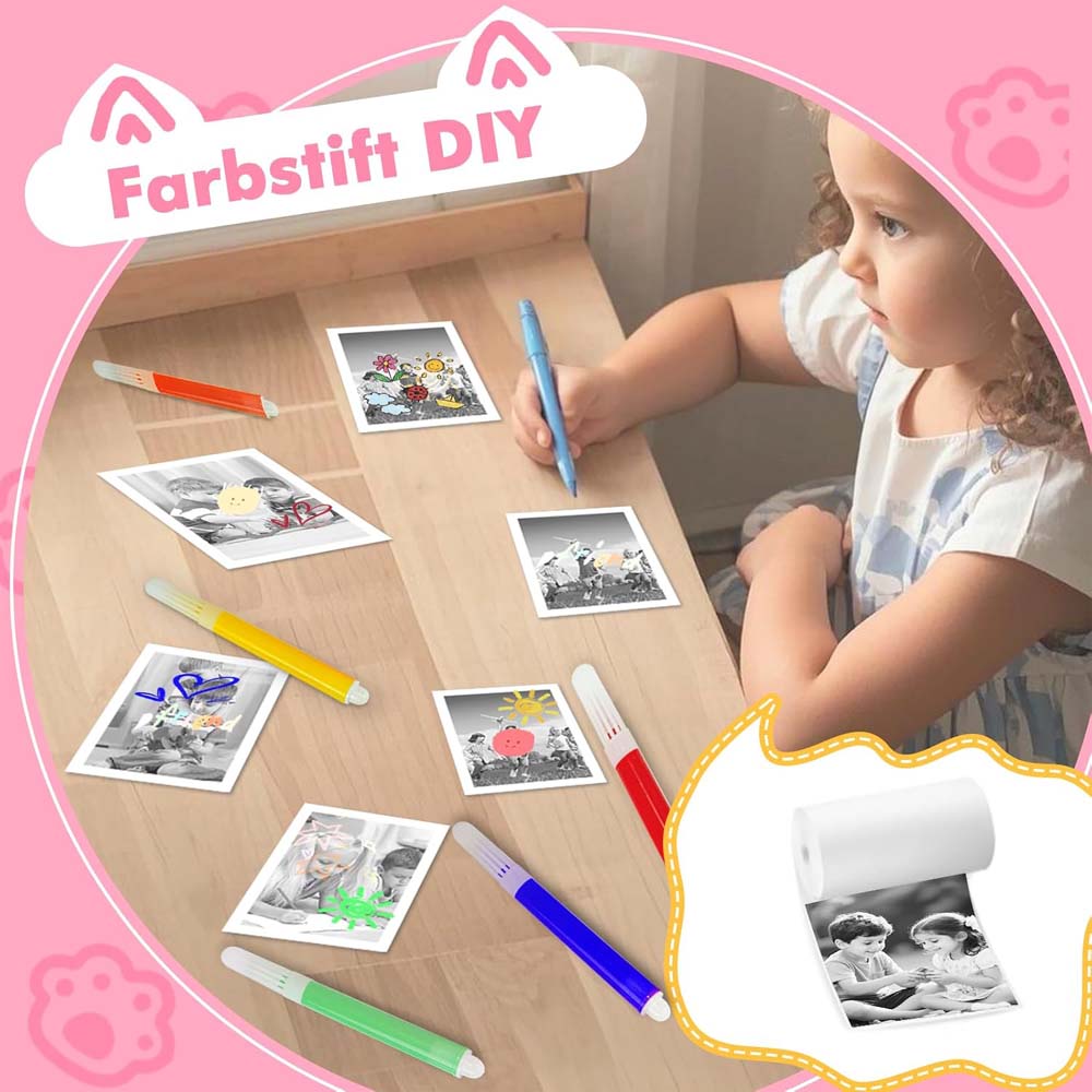 Kids Instant Camera 1080P Digital Camera