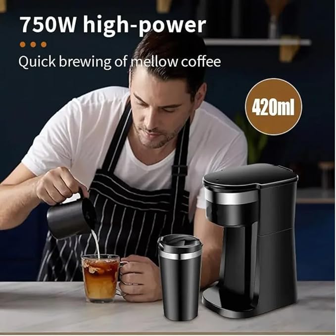 430ML Small European Electric Coffee Maker