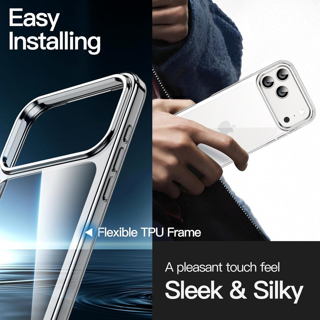 Crystal Clear Case for iPhone 17 Pro Max 6.3"