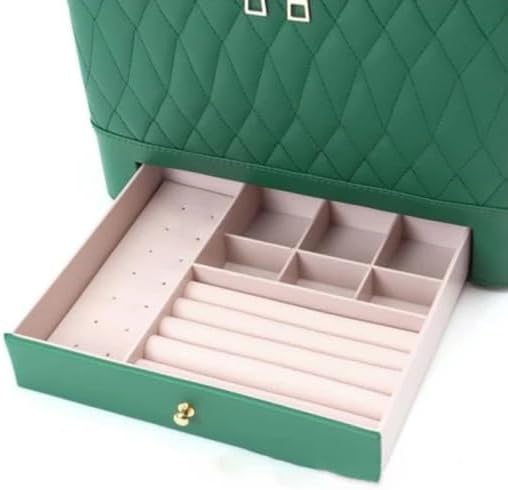 Leather Triple Makeup Case