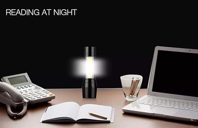 Adjustable Focus Torch Flashlight