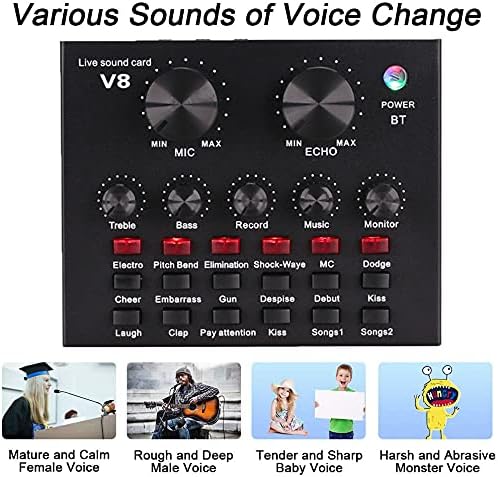 V8 Sound Card for Live Streaming