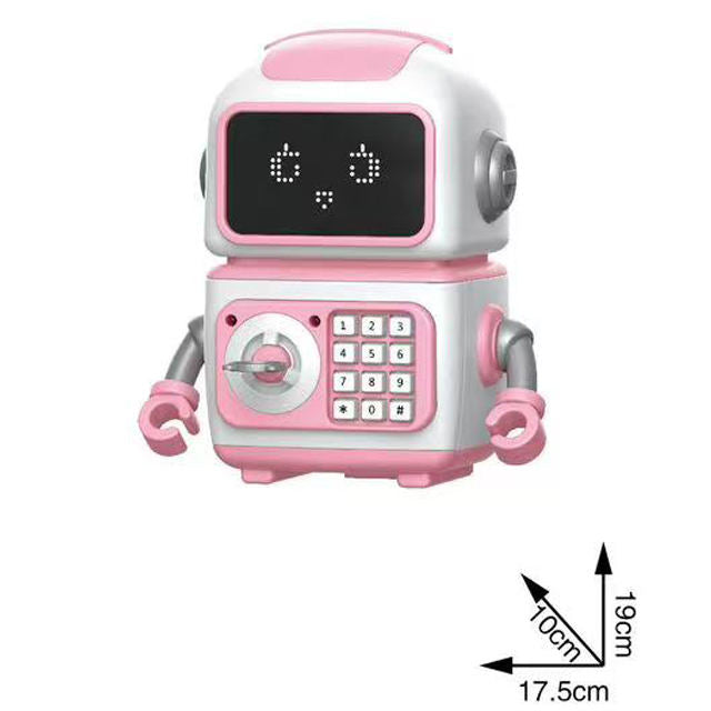 Electronic Robot Piggy Bank for Kids with Digital Password Protection