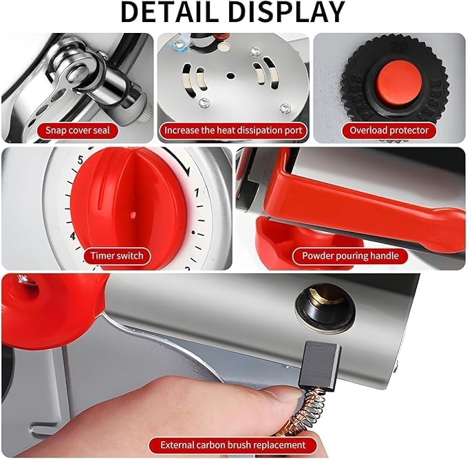 Multifunctional Electric Flour Mill Machine