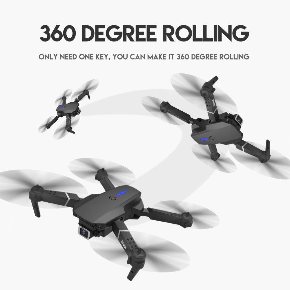 8K Foldable Mini Drone Dual Camera, WiFi