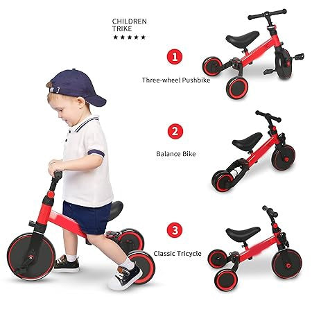 3-in-1 Kids Tricycle Toddler Bike
