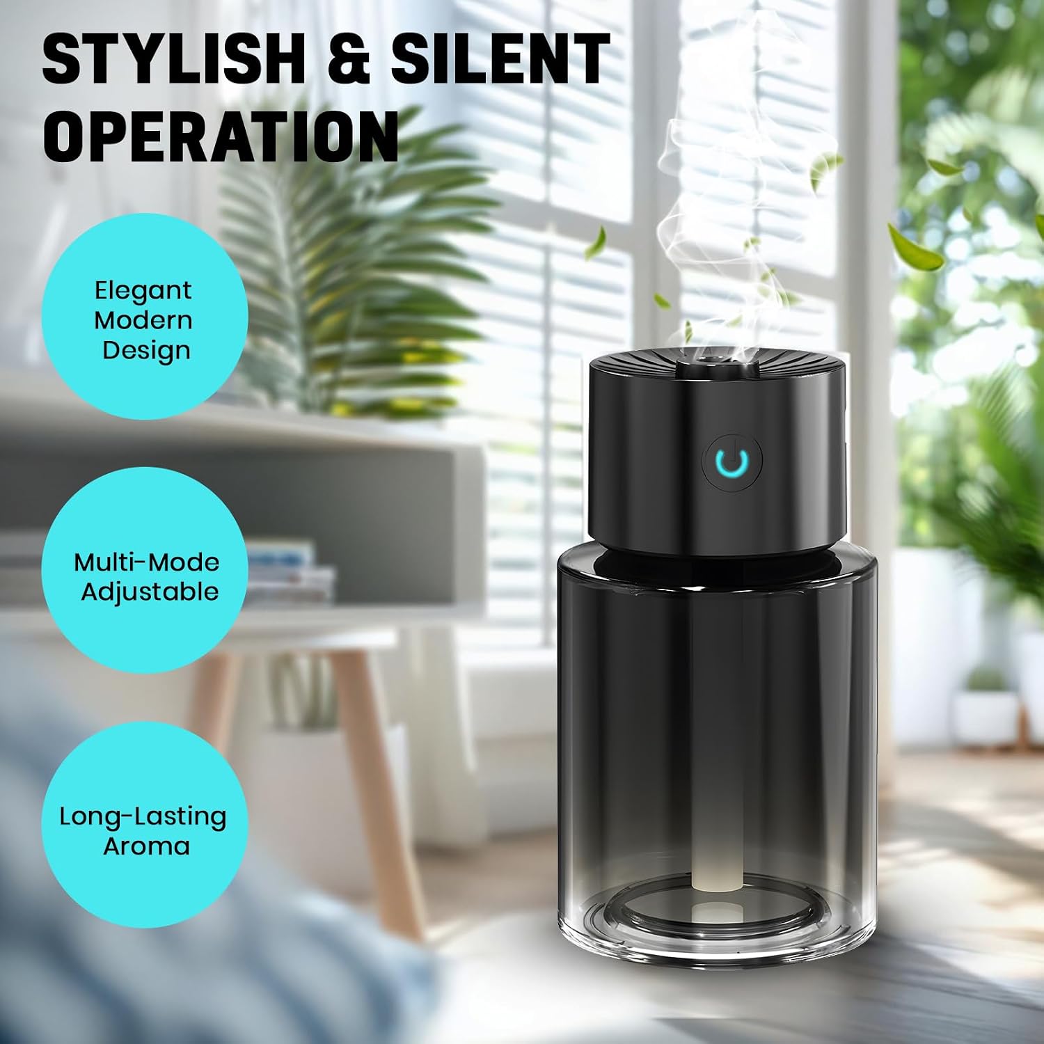 Portable Car Fragrance Diffuser with Essential Oil