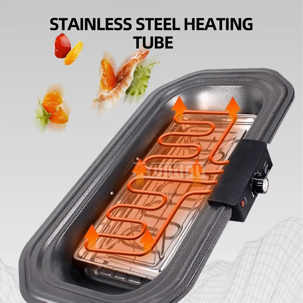 Electric Table Top Grill Griddle