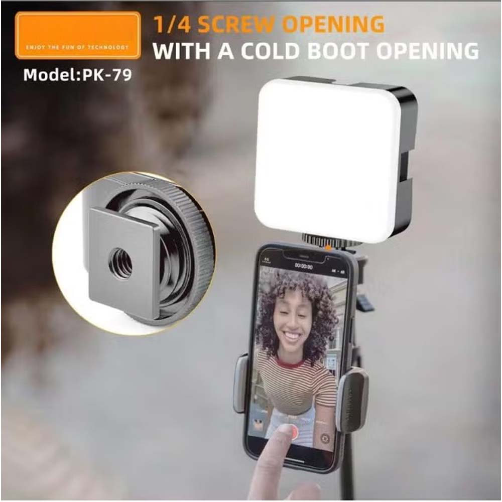 PK79 Mini LED Video Light 6000K Dimmable