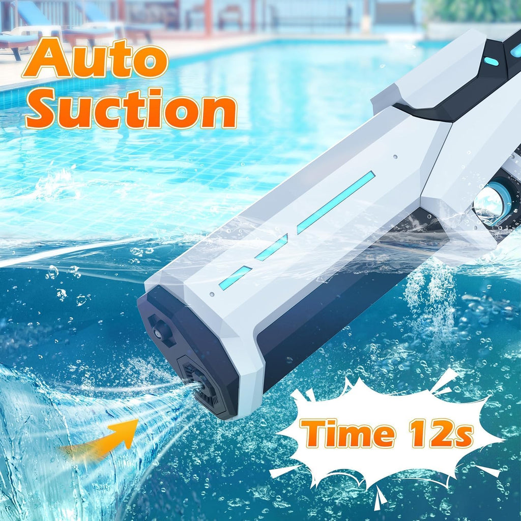 Electric Water Gun with Automatic Suction.