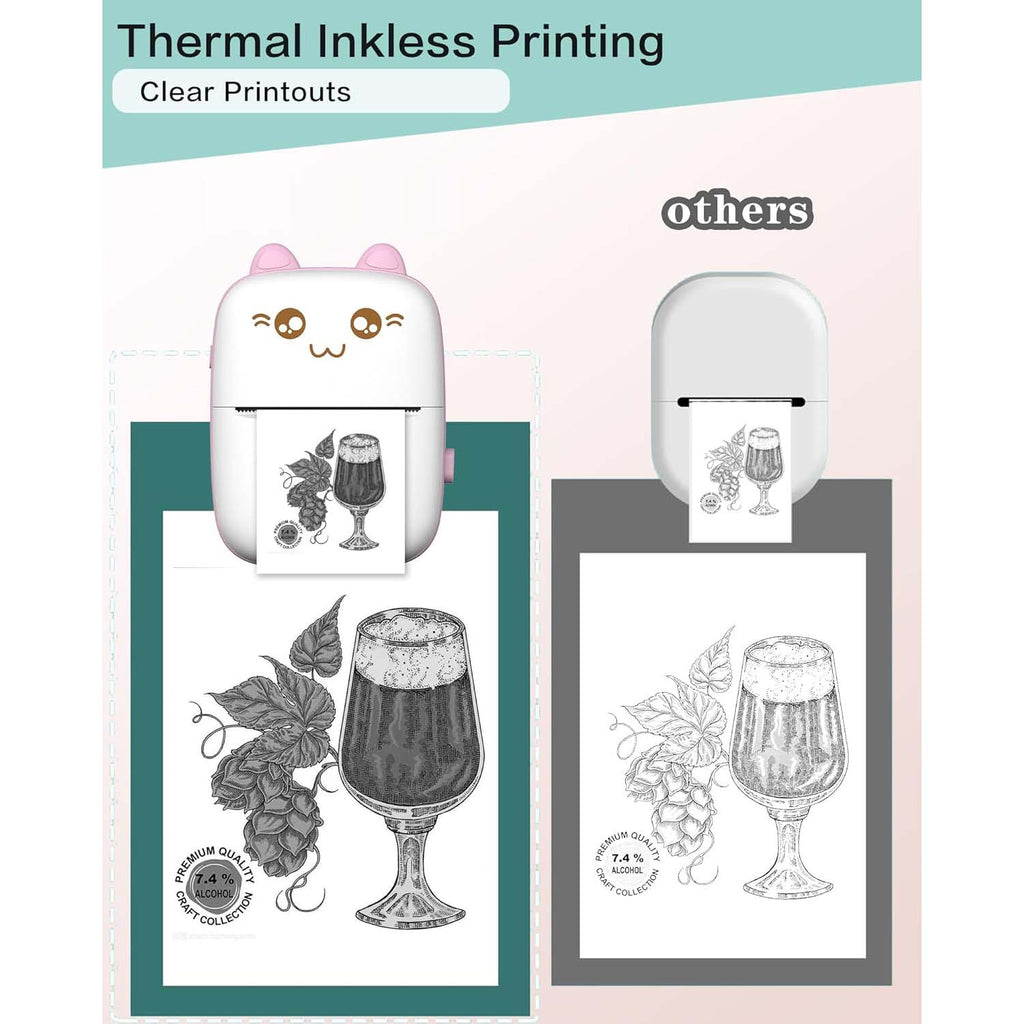 Portable Mini Sticker Printer