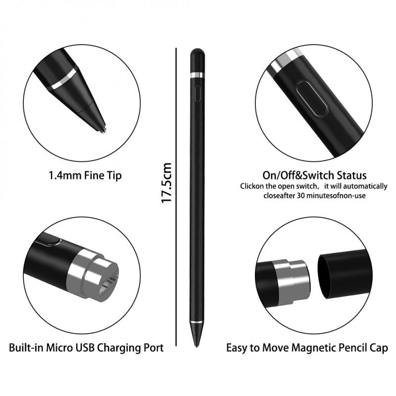 Digital Active Stylus Pen Compatible with iPad