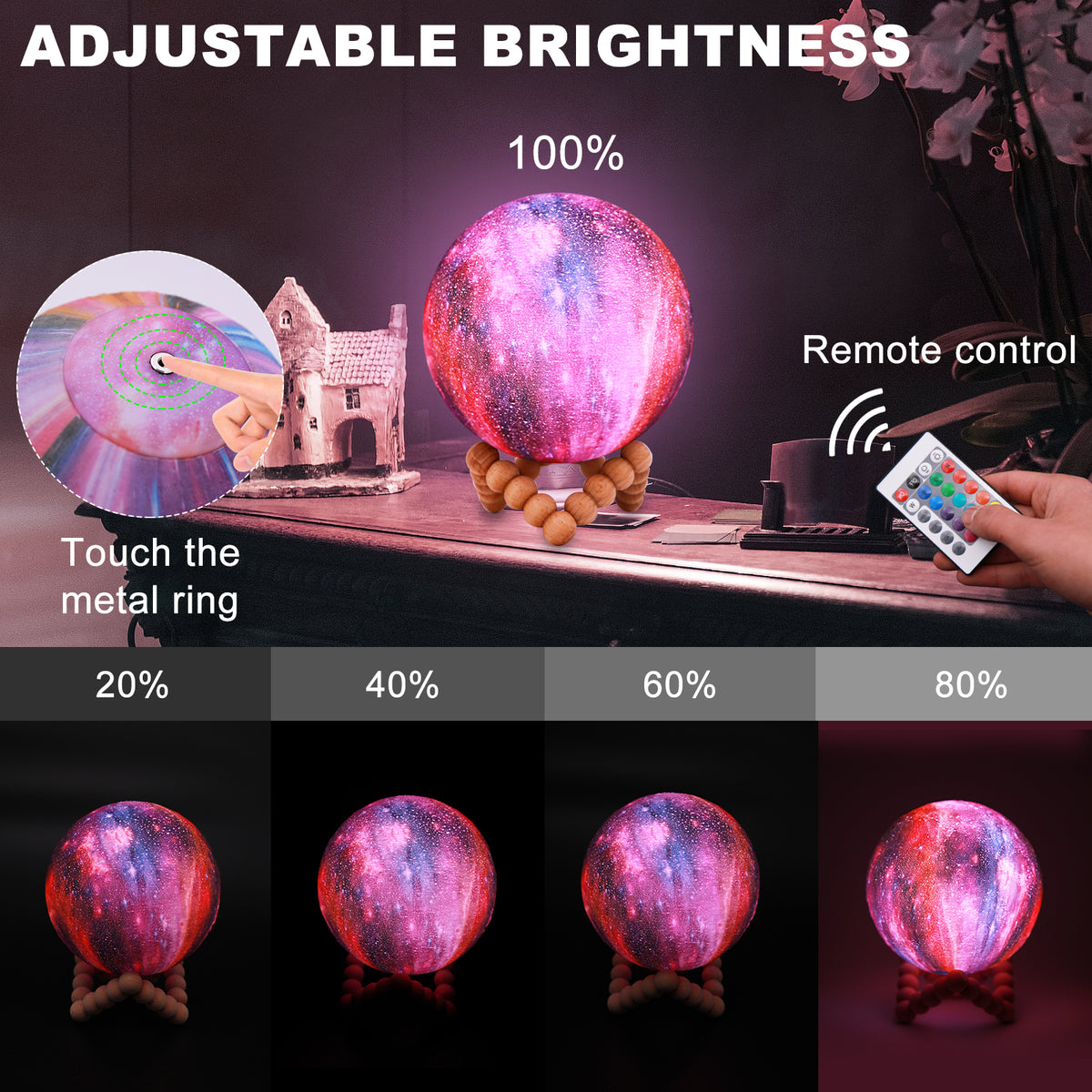 Space Moon Star Light LED