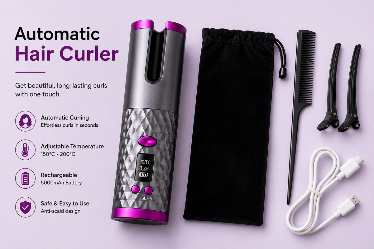Cordless Hair Curler