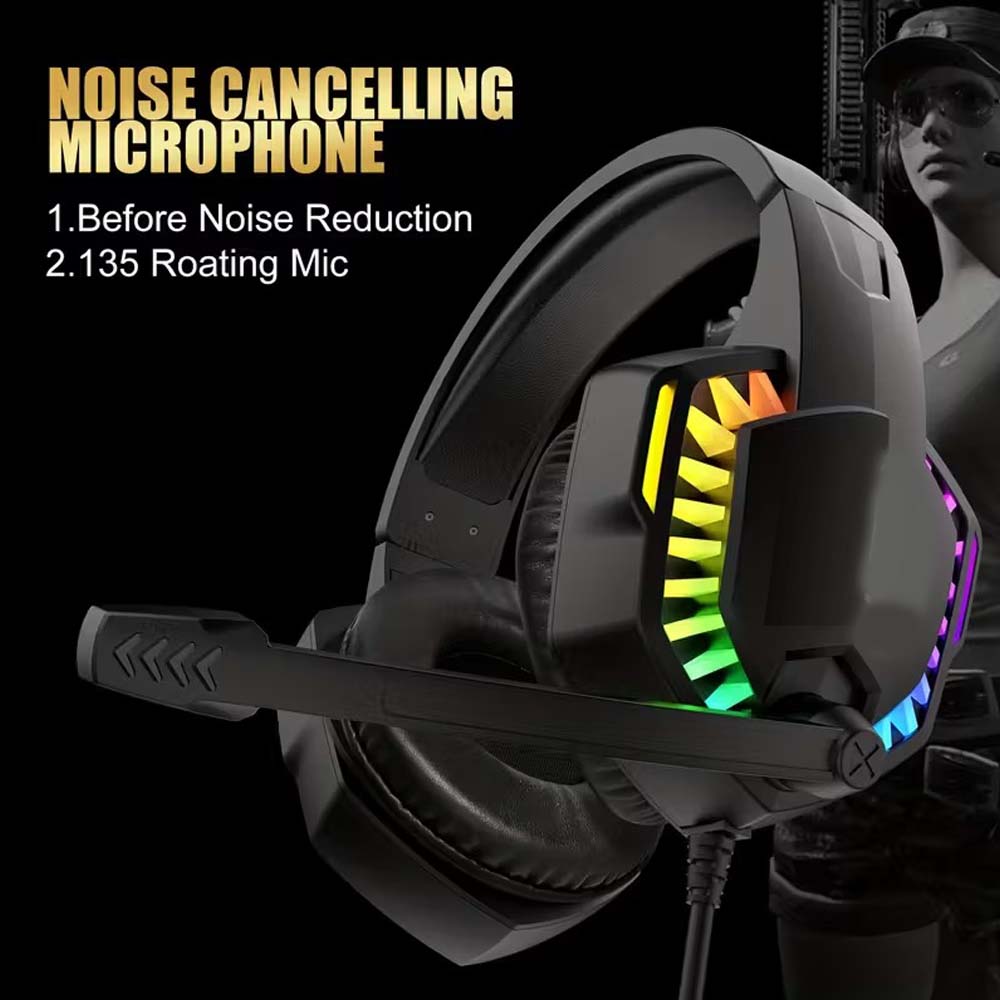 4-in-1 Gaming Combo: Wired Keyboard, Mouse, Headset